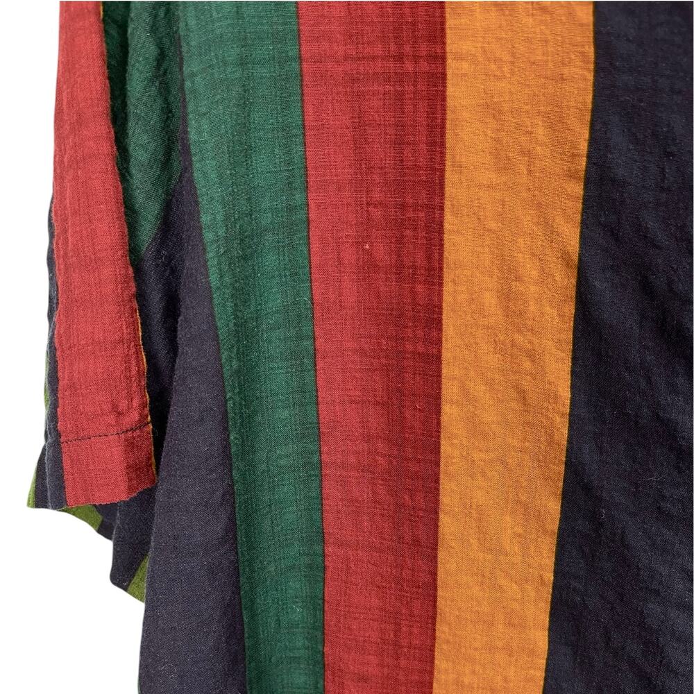 SHEIN Men's STRIPED 2-PIECE SHIRT & SHORTS Set Multicolor Size Large - Picture 5 of 6